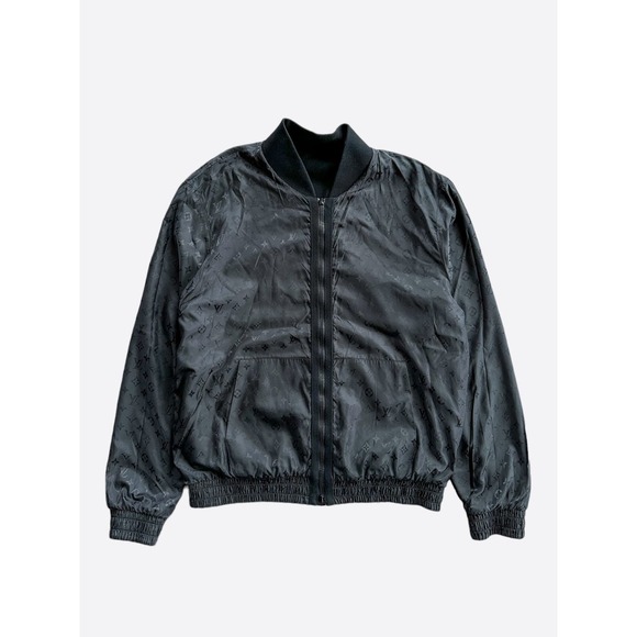 Louis Vuitton Black Monogram Reversible Bomber Jacket - Picture 1 of 10
